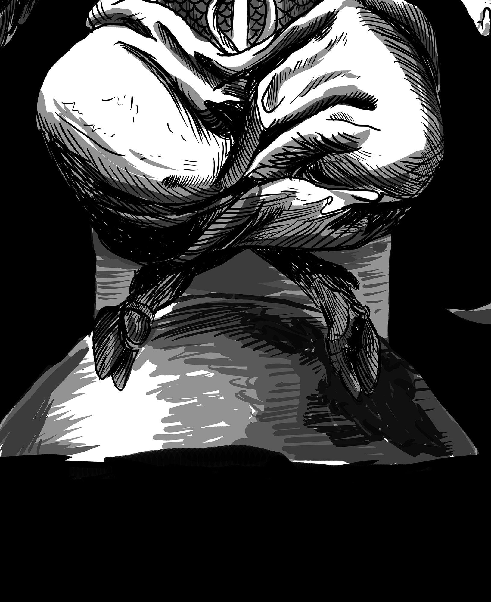 Christmas Print Baphomet Poster - "As Above So Below" - Eliphas Levi (No Frame)