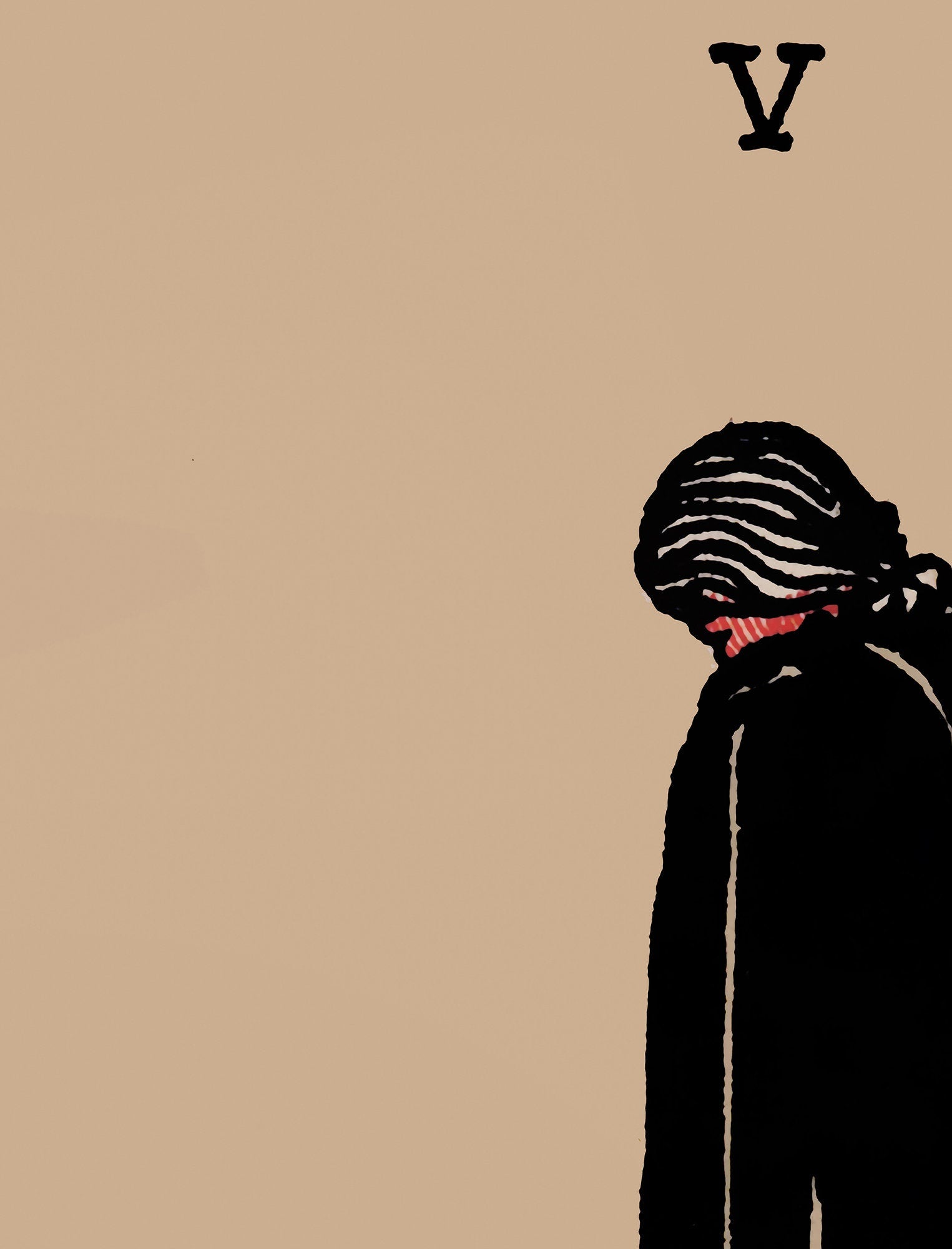 Five of Cups - Tarot Card Print - The Five of Cups Card Poster, No Frame