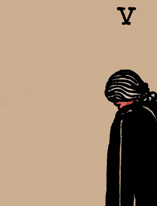 Five of Cups Tarot Card Print Poster Unframed No Frame Art Wall Decor for Spiritual Spaces by My Store