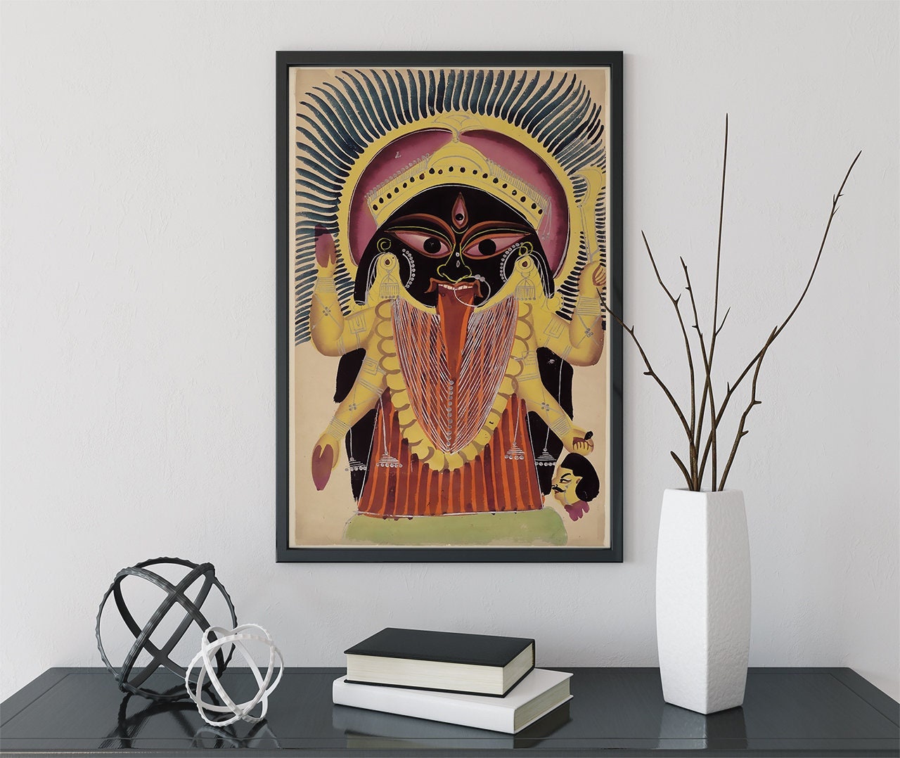 Goddess Kali Poster - Kali Print, No Frame