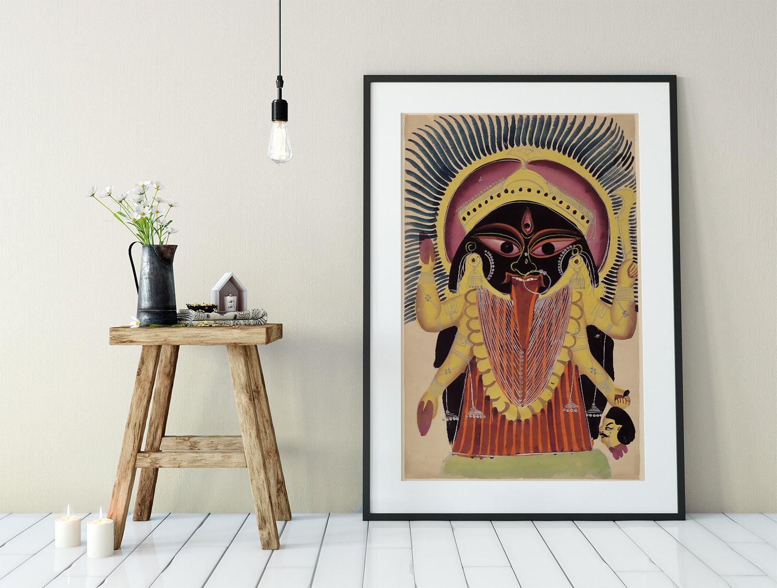 Goddess Kali Poster - Kali Print, No Frame