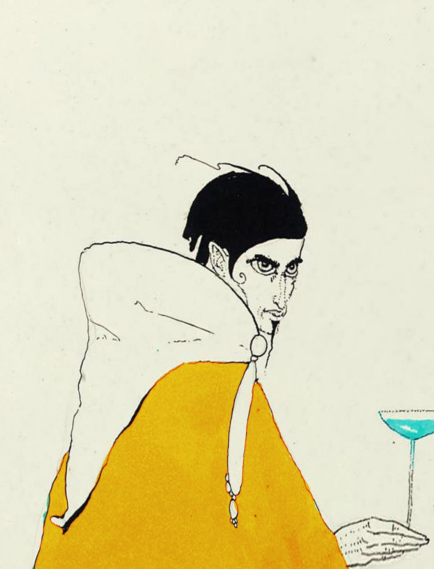 King of Cups- Tarot Card Print From the Green Menagerie Deck Coming to Kickstarter Soon - The King of Cups Card Poster, No Frame