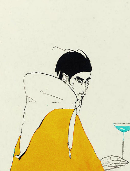 King Of Cups Tarot Card Print From Green Menagerie Deck Kickstarter Edition Poster by My Store