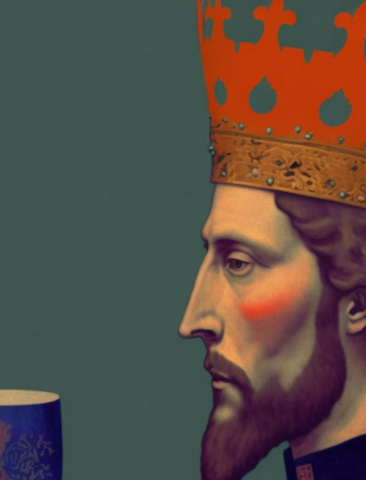 King Of Cups Tarot Card Print Poster Unframed AI Generated Art For Home Decor And Spiritual Gift by My Store