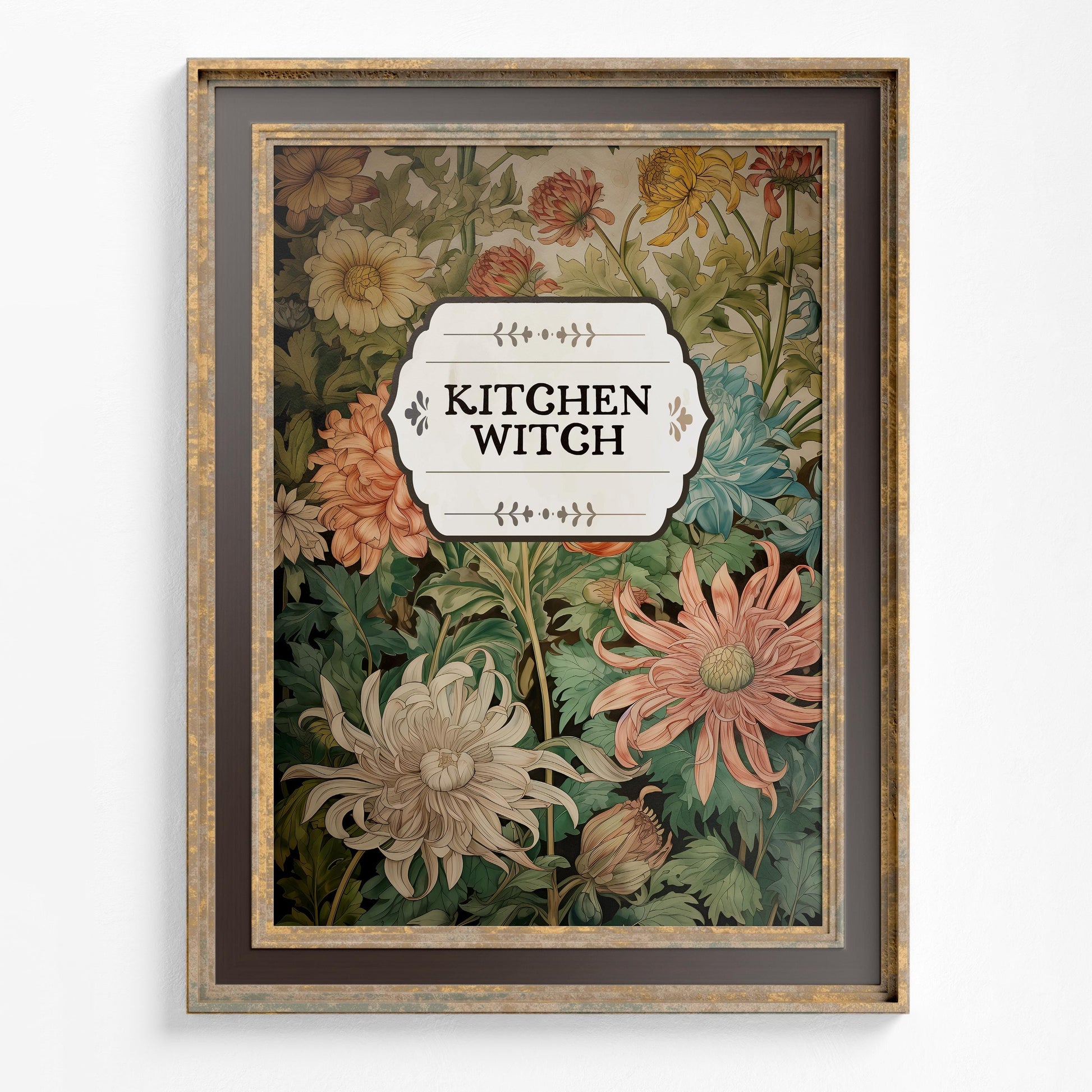 Kitchen Witch Book Cover Print - Kitchen Witch Poster, No Frame