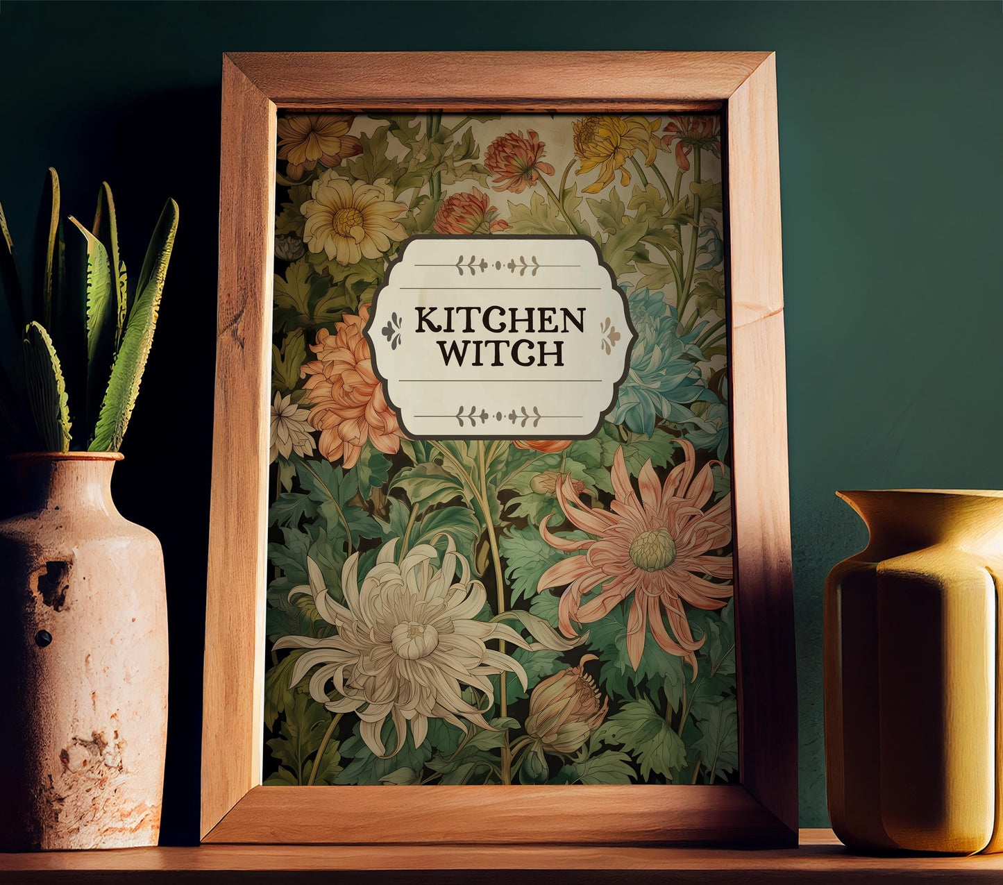 Kitchen Witch Book Cover Print - Kitchen Witch Poster, No Frame