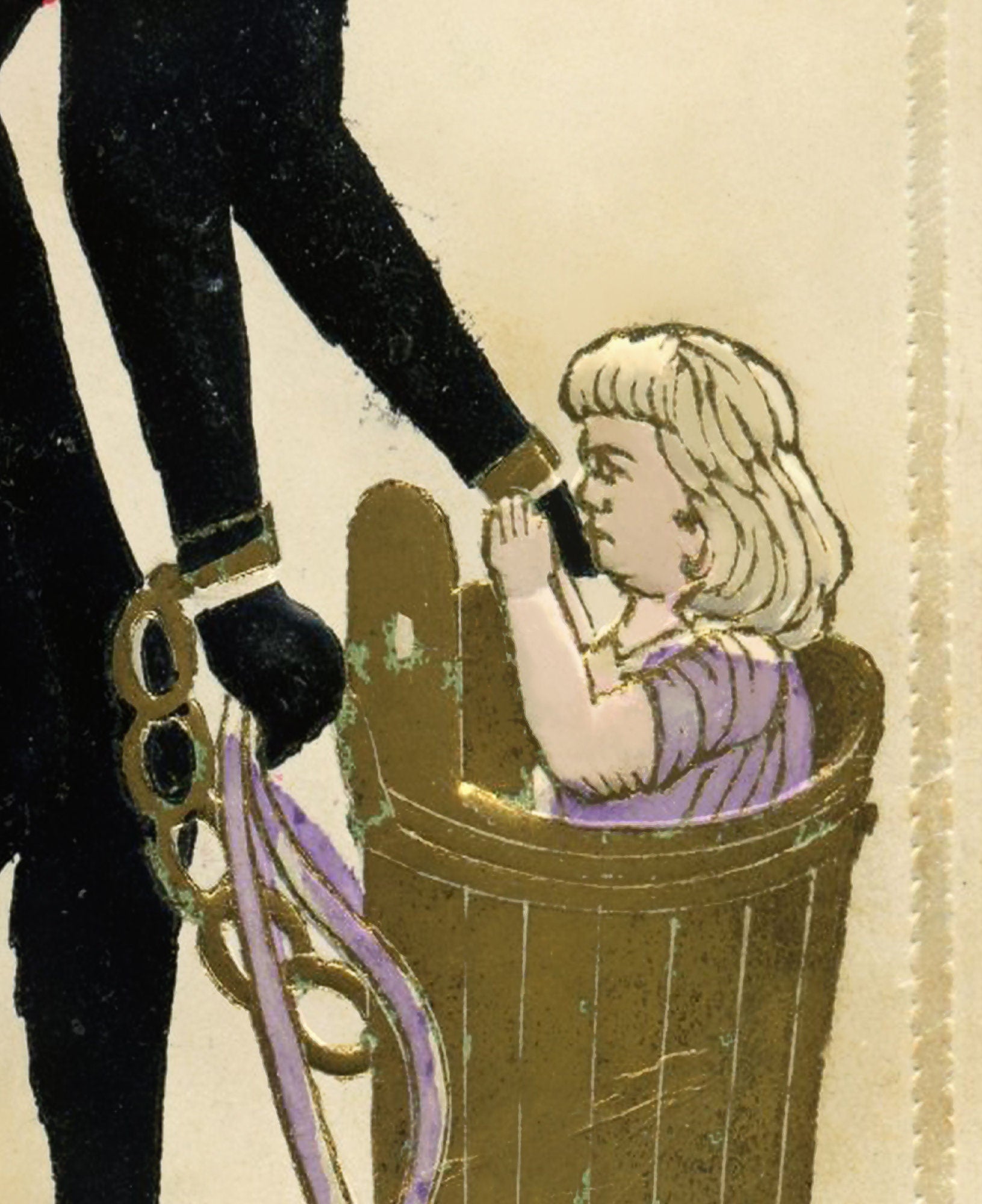 Krampus Christmas Holiday Card Poster, Krampus Print, No Frame