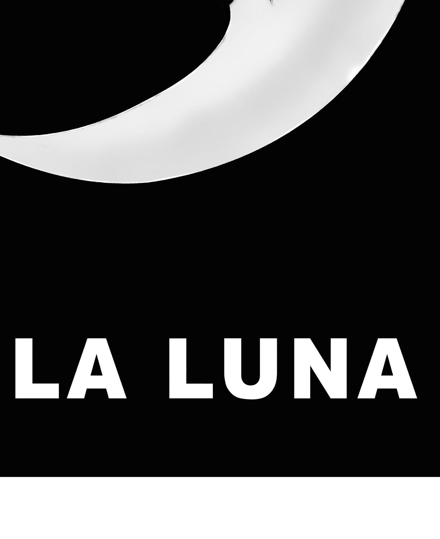 La Luna Card Moon Print, No Frame
