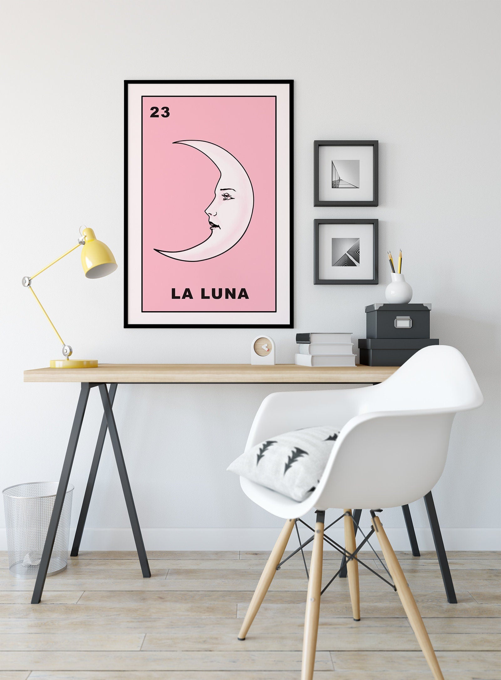 La Luna Card Moon Print, No Frame