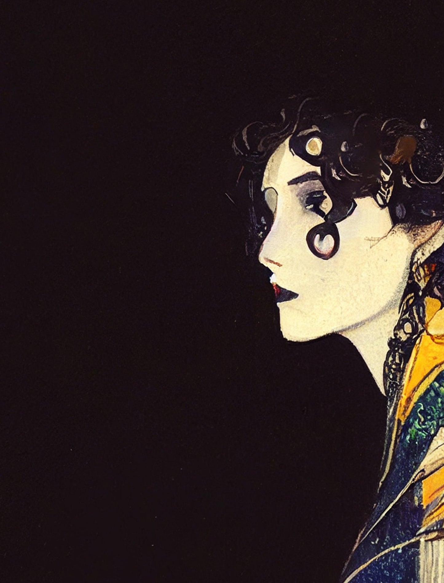 Page of Cups- Tarot Card Print - The Page of Cups Card Poster, No Frame