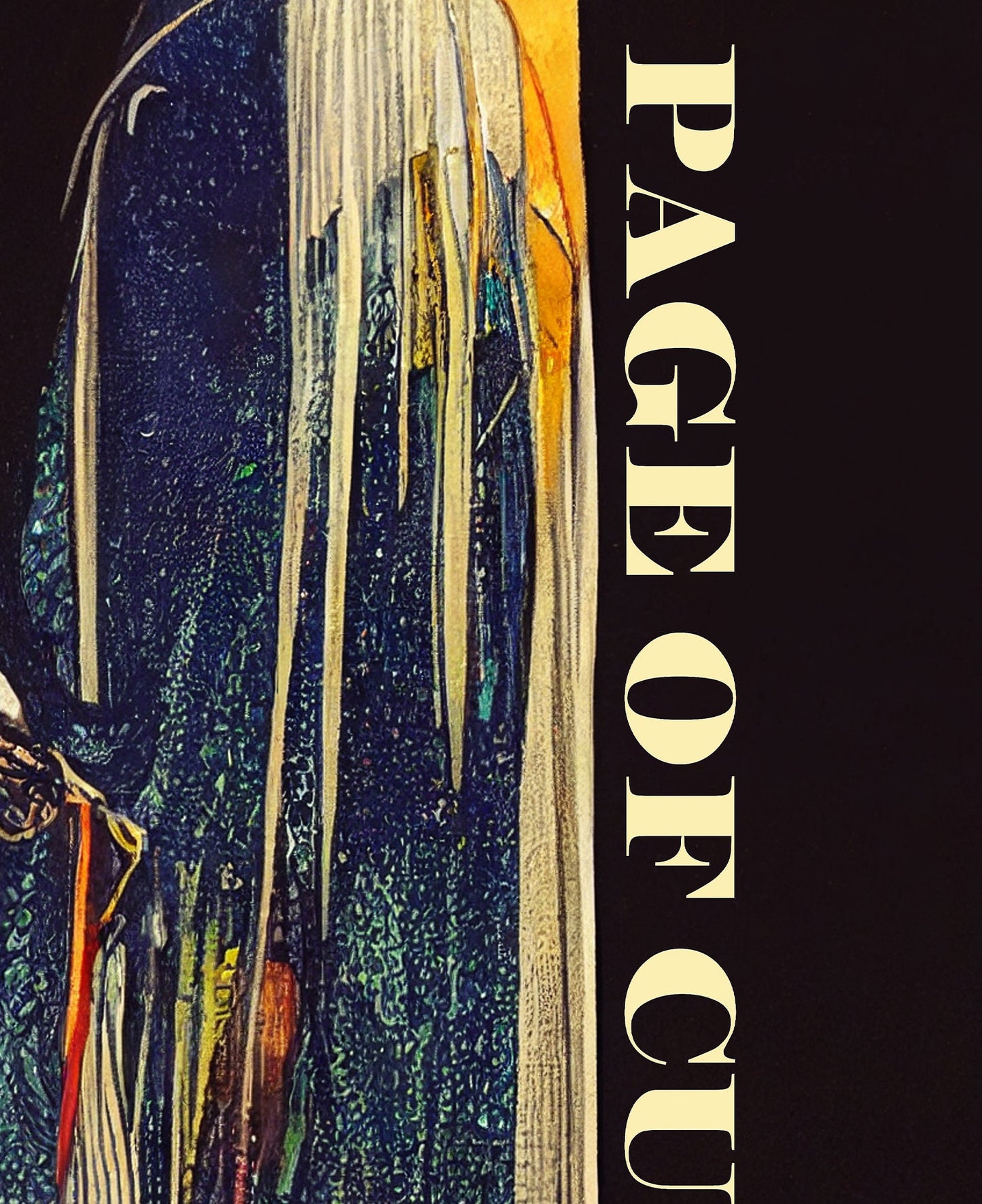 Page of Cups- Tarot Card Print - The Page of Cups Card Poster, No Frame