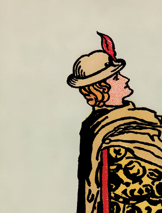 Page Of Wands Tarot Card Print Poster No Frame Art Decor For Mystic Home Or Office by My Store