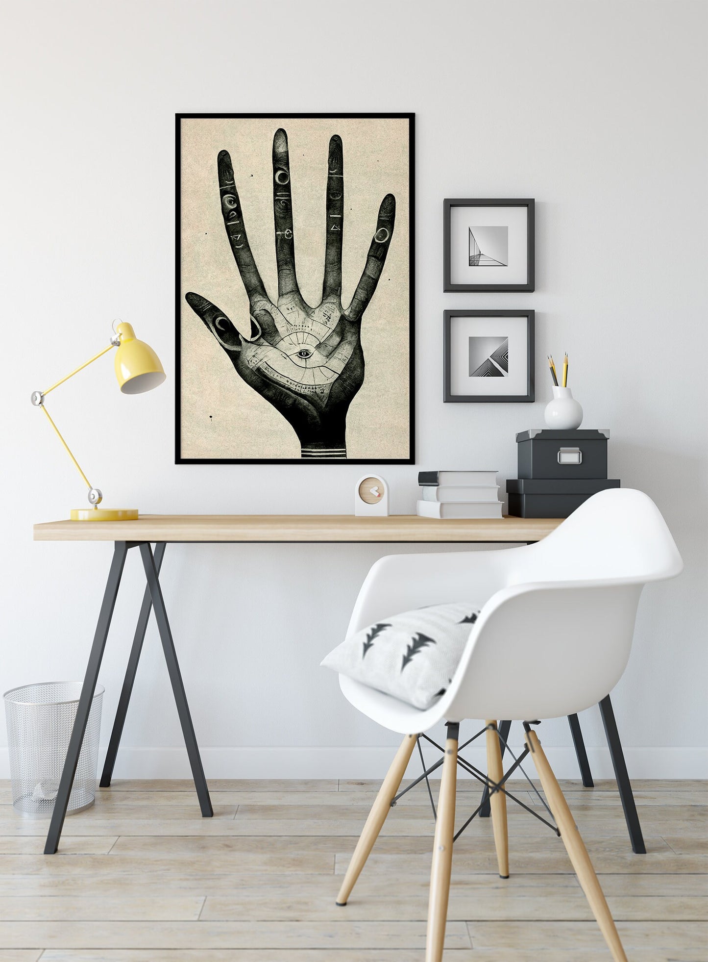 Palmistry Print - Hand of Glory - Divination Print (Poster, No Frame)
