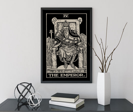 The Emperor Tarot Card Print No Frame Poster by My Store
