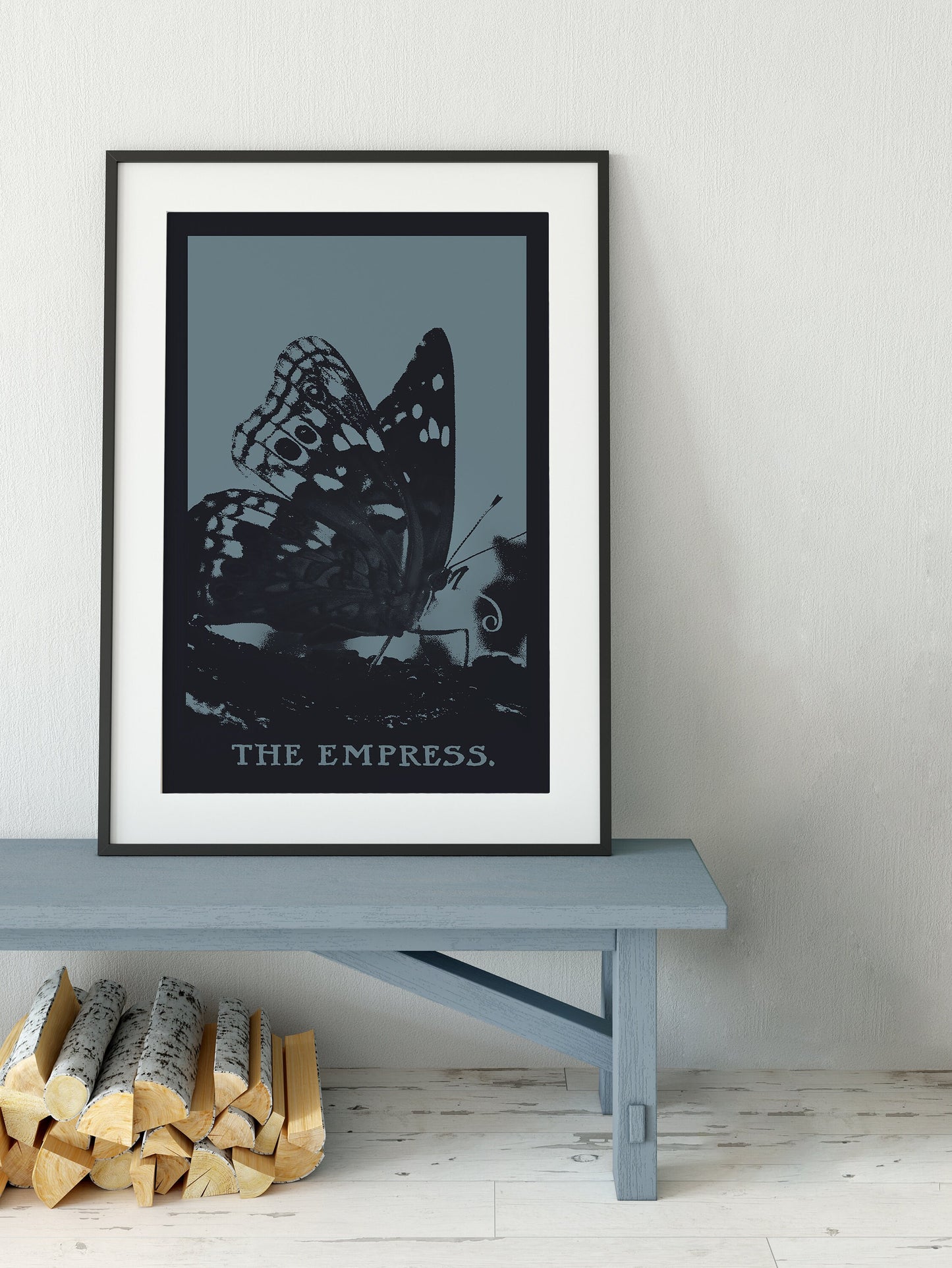The Empress - Tarot Card Print - The Empress Butterfly Card Poster, No Frame