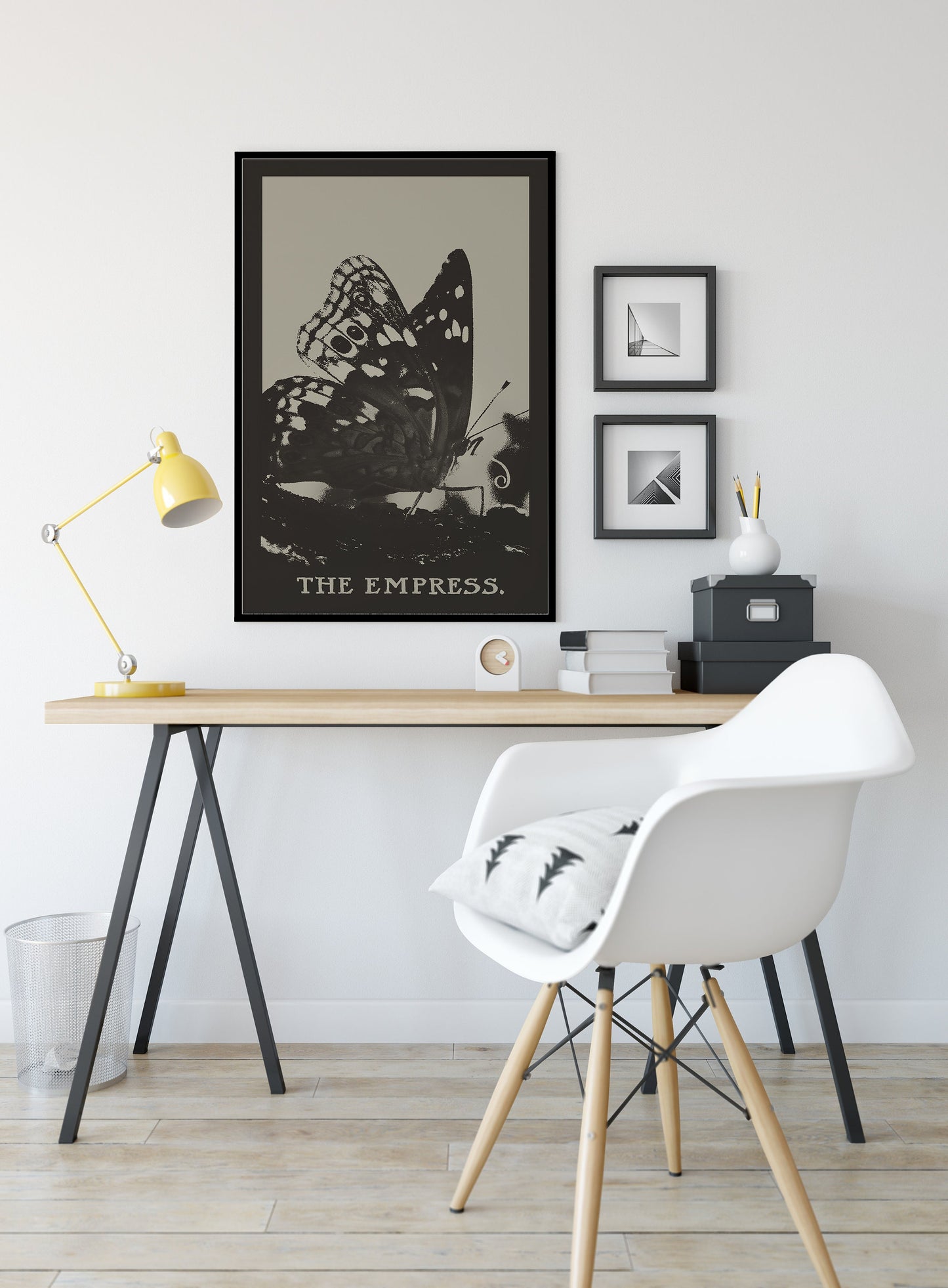 The Empress - Tarot Card Print - The Empress Butterfly Card Poster, No Frame