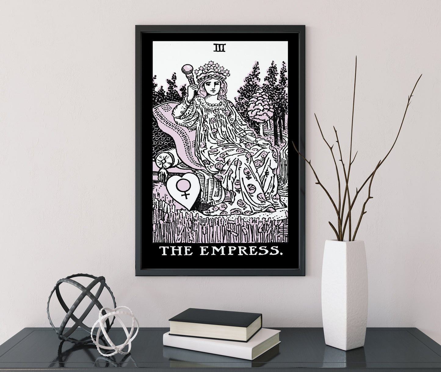The Empress - Tarot Card Print - The Empress Card Poster, No Frame