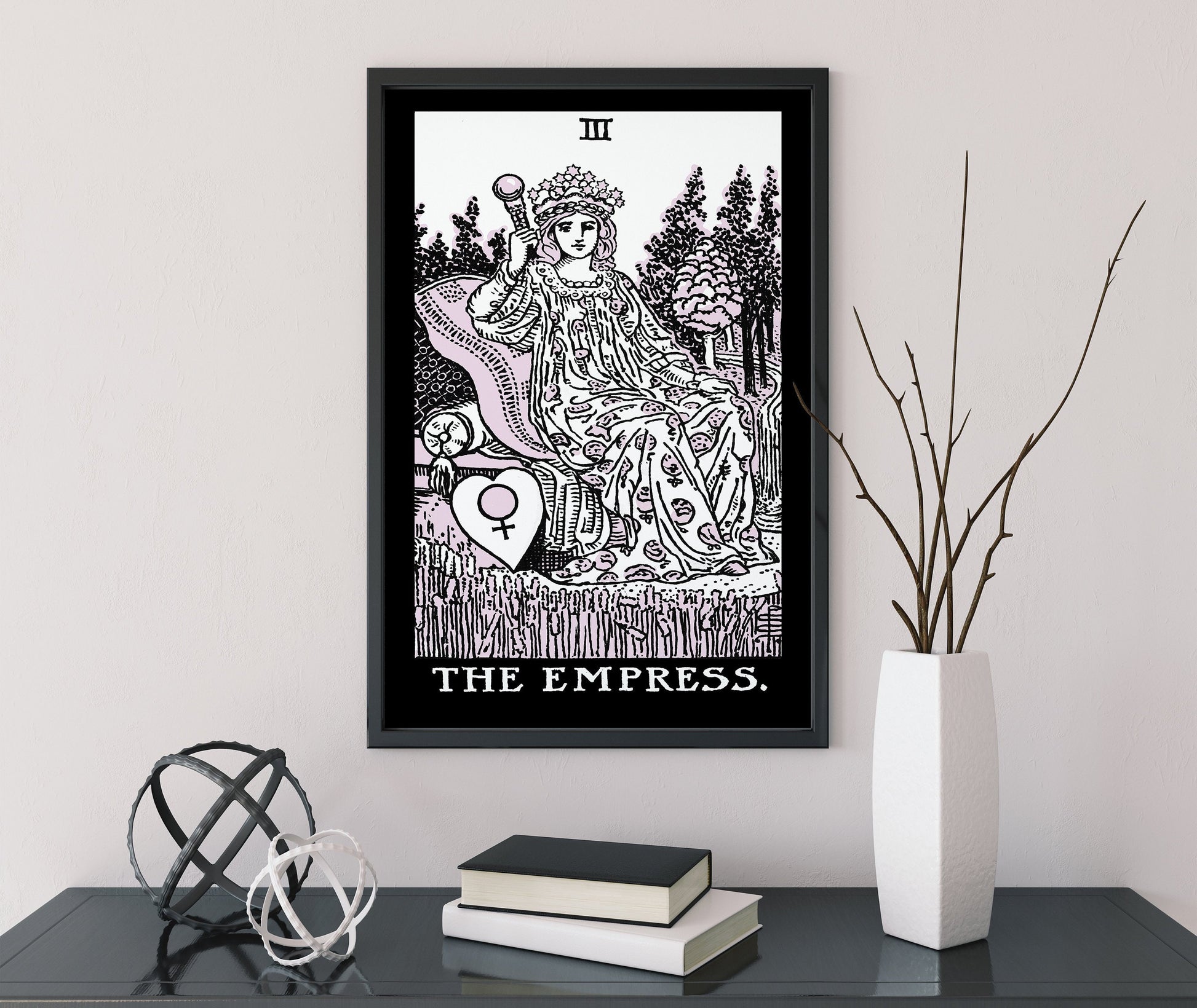 The Empress - Tarot Card Print - The Empress Card Poster, No Frame