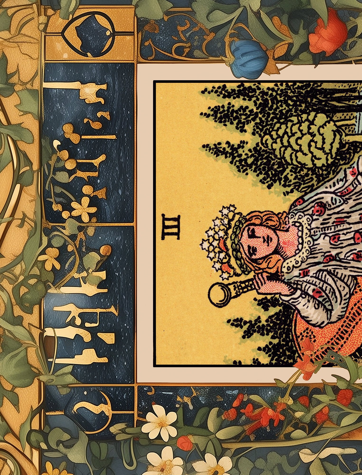 The Empress - Tarot Card Print - The Empress Card Poster, No Frame