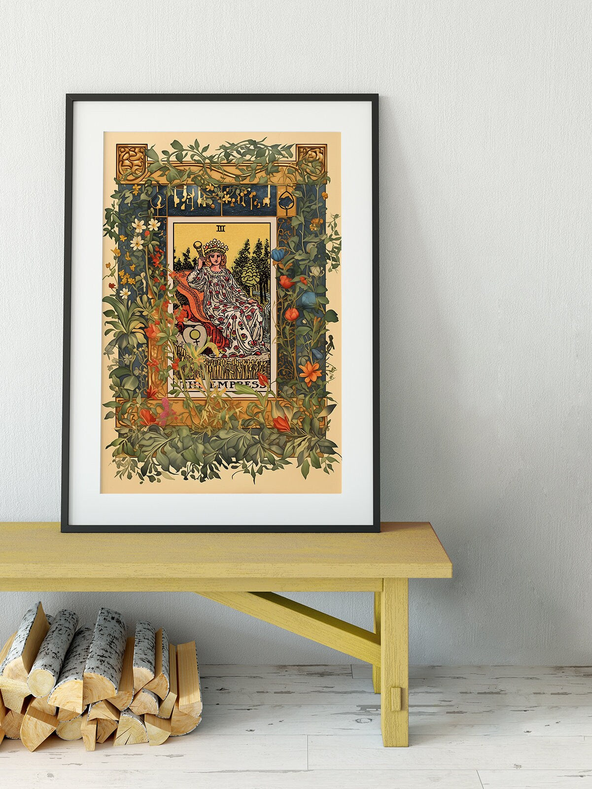 The Empress - Tarot Card Print - The Empress Card Poster, No Frame