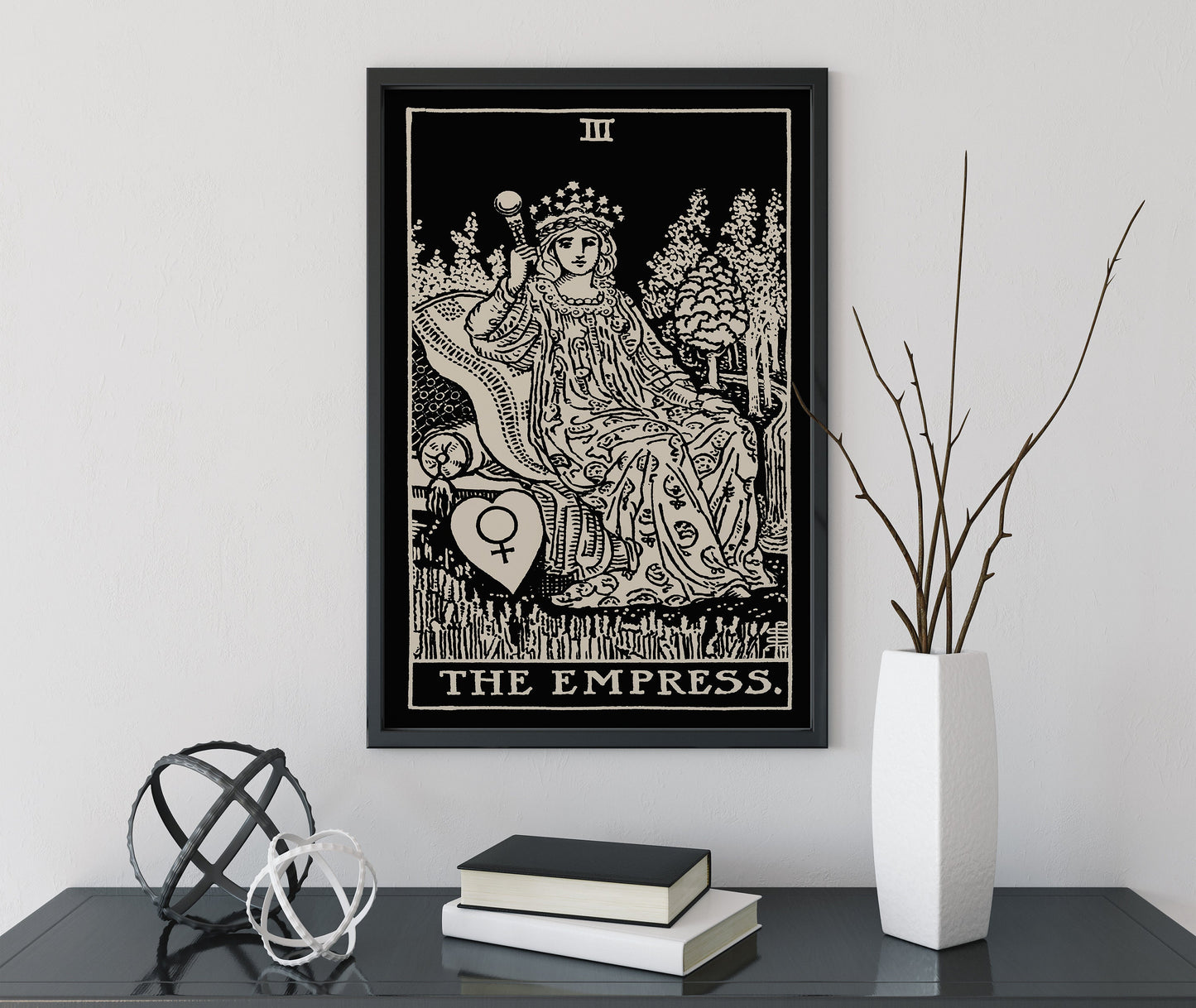 The Empress - Tarot Card Print - The Empress Card Poster, No Frame
