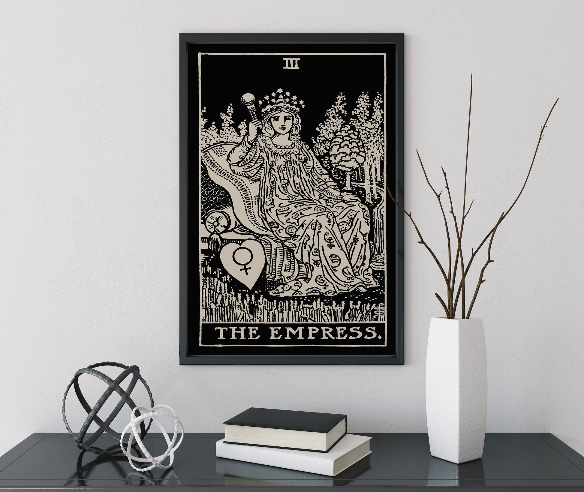 The Empress - Tarot Card Print - The Empress Card Poster, No Frame