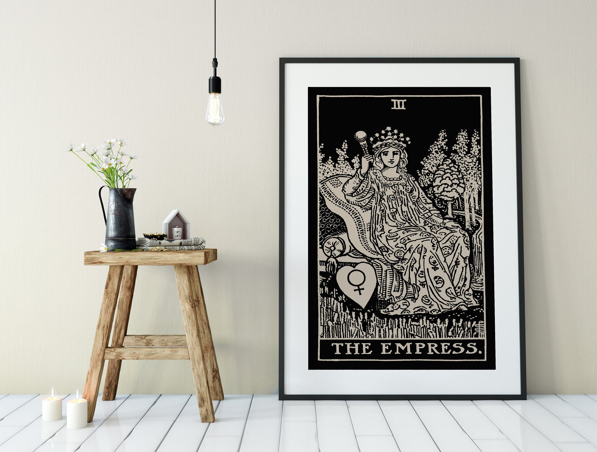 The Empress - Tarot Card Print - The Empress Card Poster, No Frame
