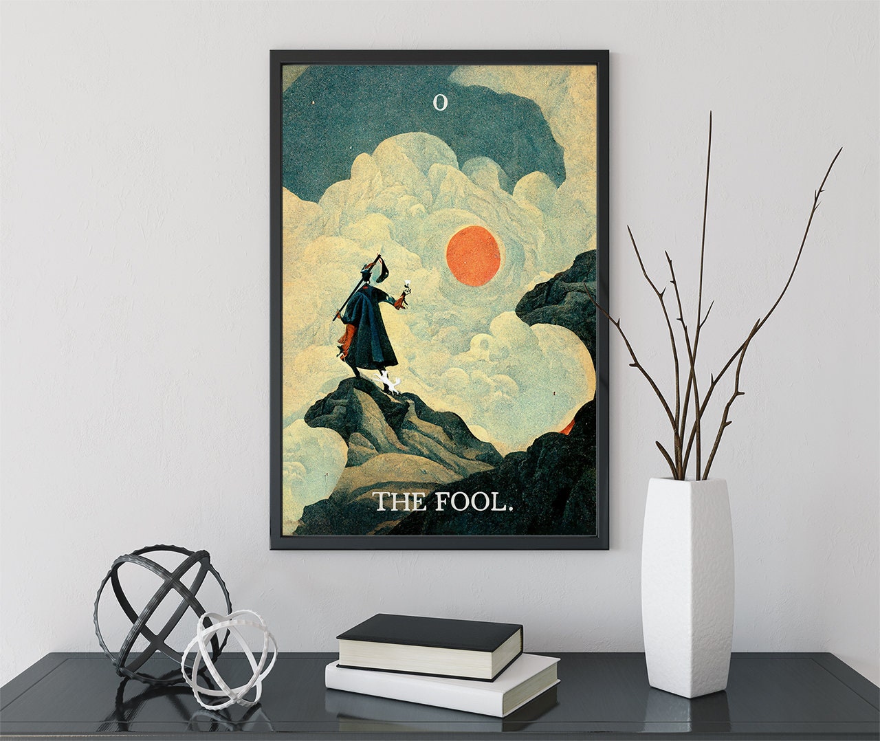 The Fool - Tarot Card Print - The Fool Card Poster (No Frame)