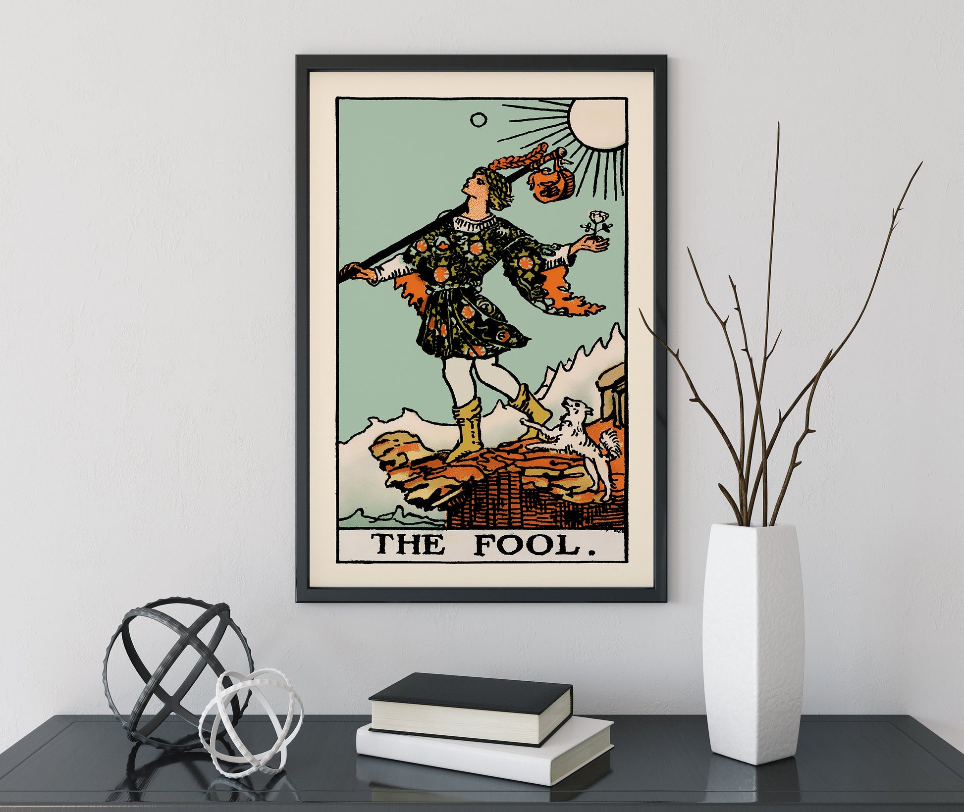 The Fool - Tarot Card Print - The Fool Card Poster, No Frame