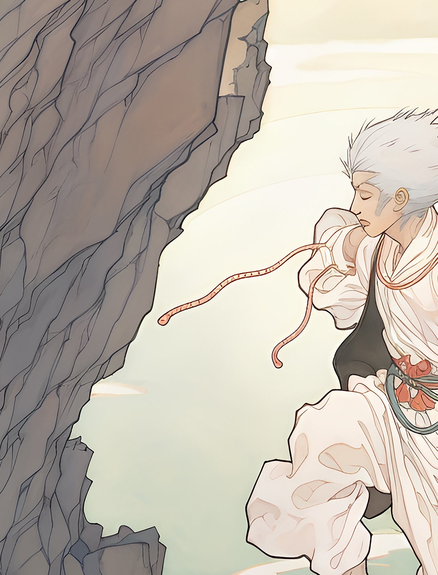 The Fool - Tarot Card Print - The Fool Card Poster, No Frame