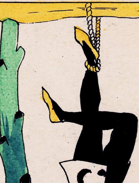 The Hanged Man Tarot Card Print No Frame Oswald Wirth Artwork For Spiritual Home Decor by My Store