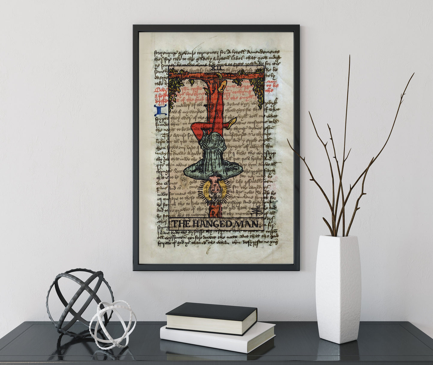 The Hanged Man - Tarot Card Print - The Hanged Man Card Poster, No Frame