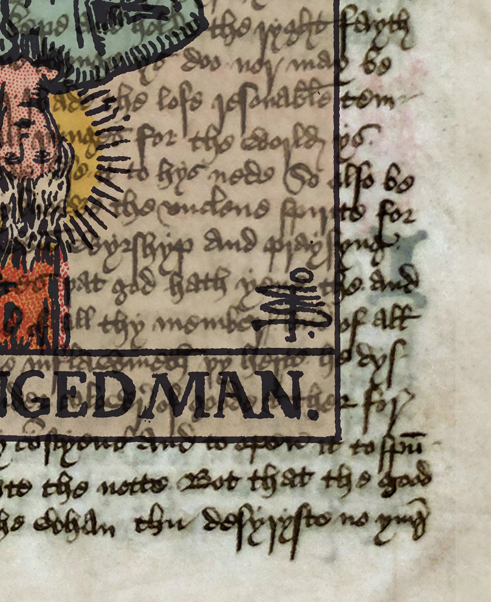 The Hanged Man - Tarot Card Print - The Hanged Man Card Poster, No Frame