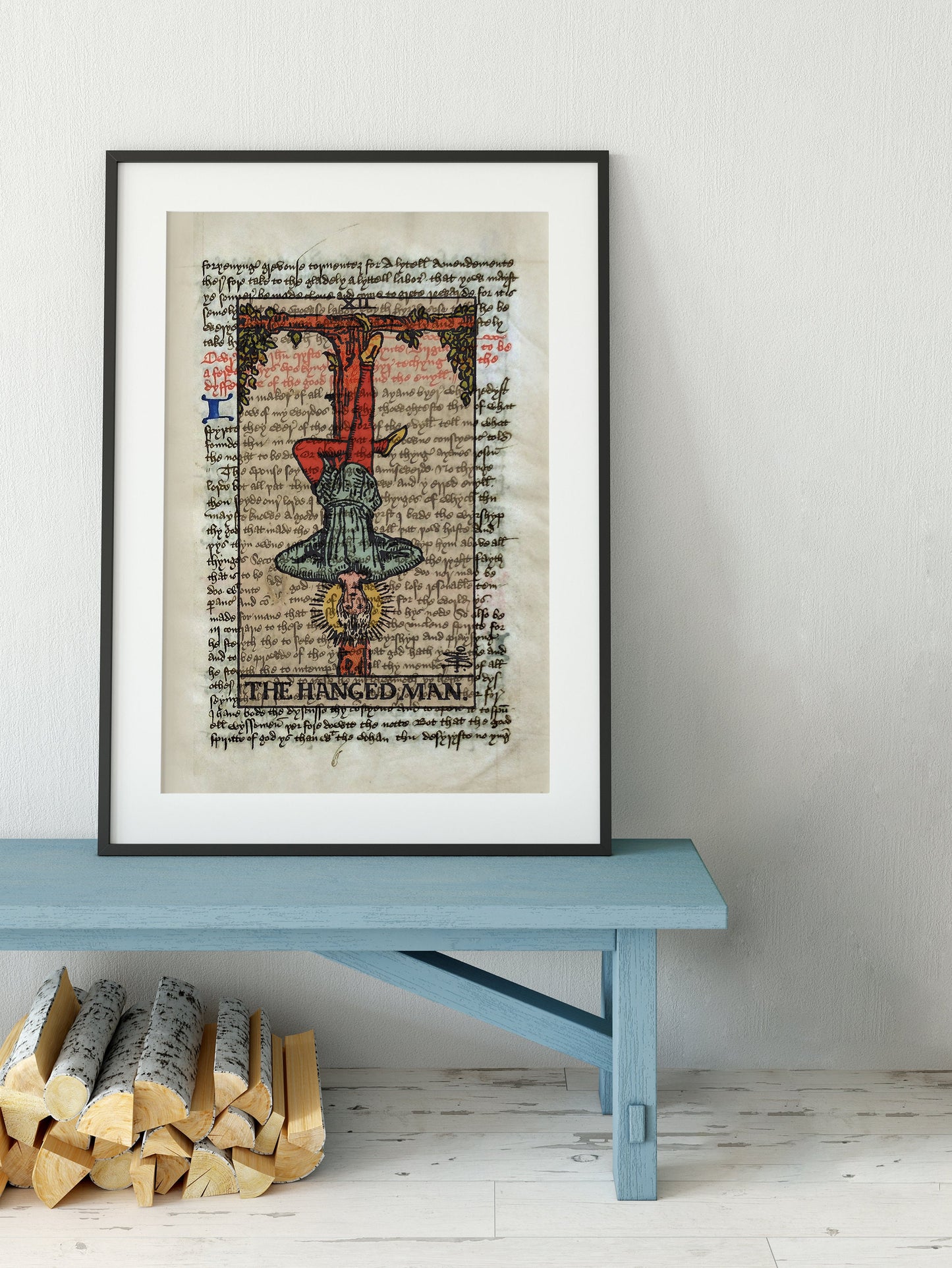 The Hanged Man - Tarot Card Print - The Hanged Man Card Poster, No Frame