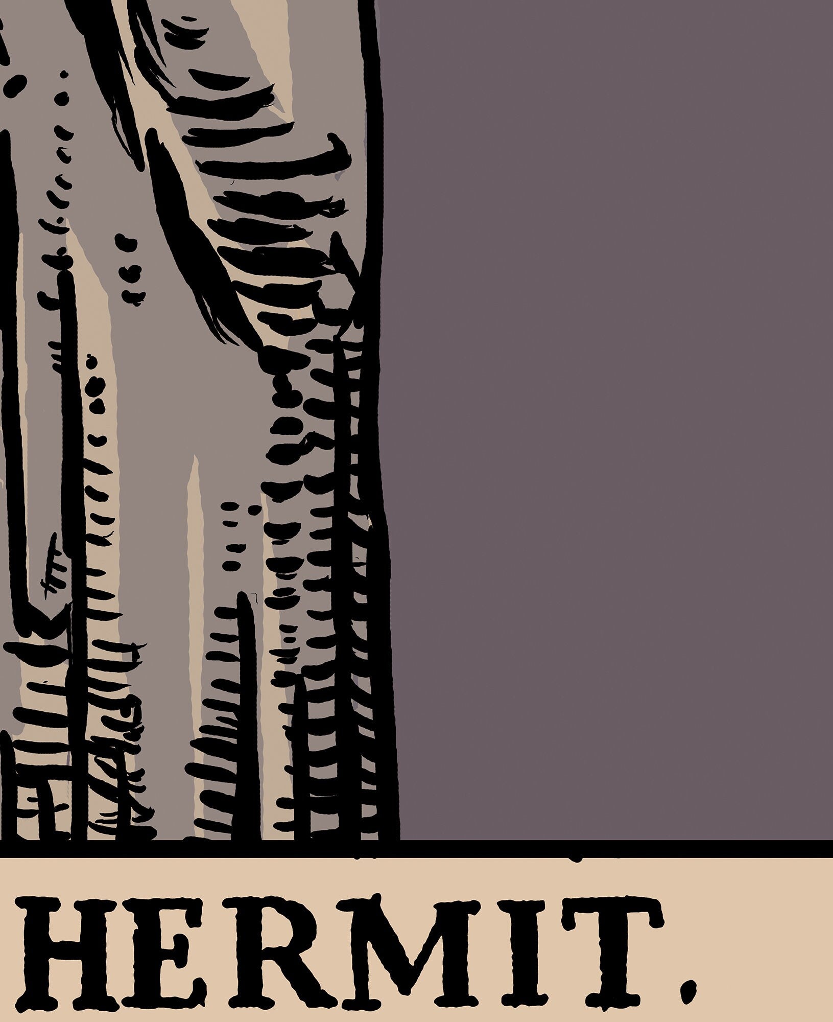 The Hermit - Harvest Tarot Card Print - The Hermit Card Poster By Printagrams, No Frame - Perfect For A Dorm Room