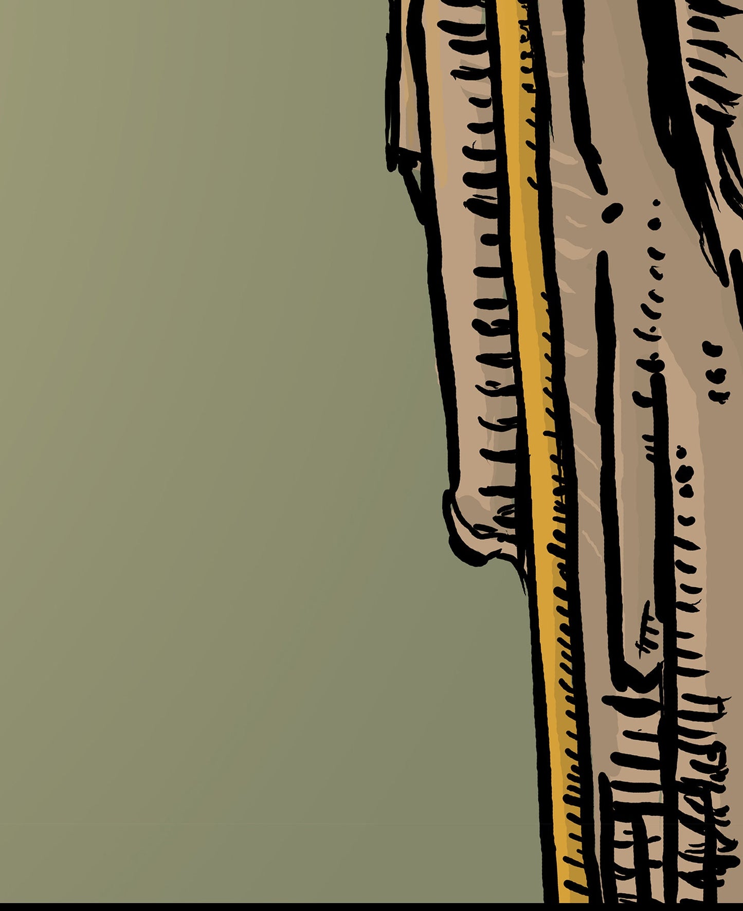 The Hermit - Tarot Card Print - The Hermit Card Poster By Printagrams, No Frame - Perfect For A Dorm Room