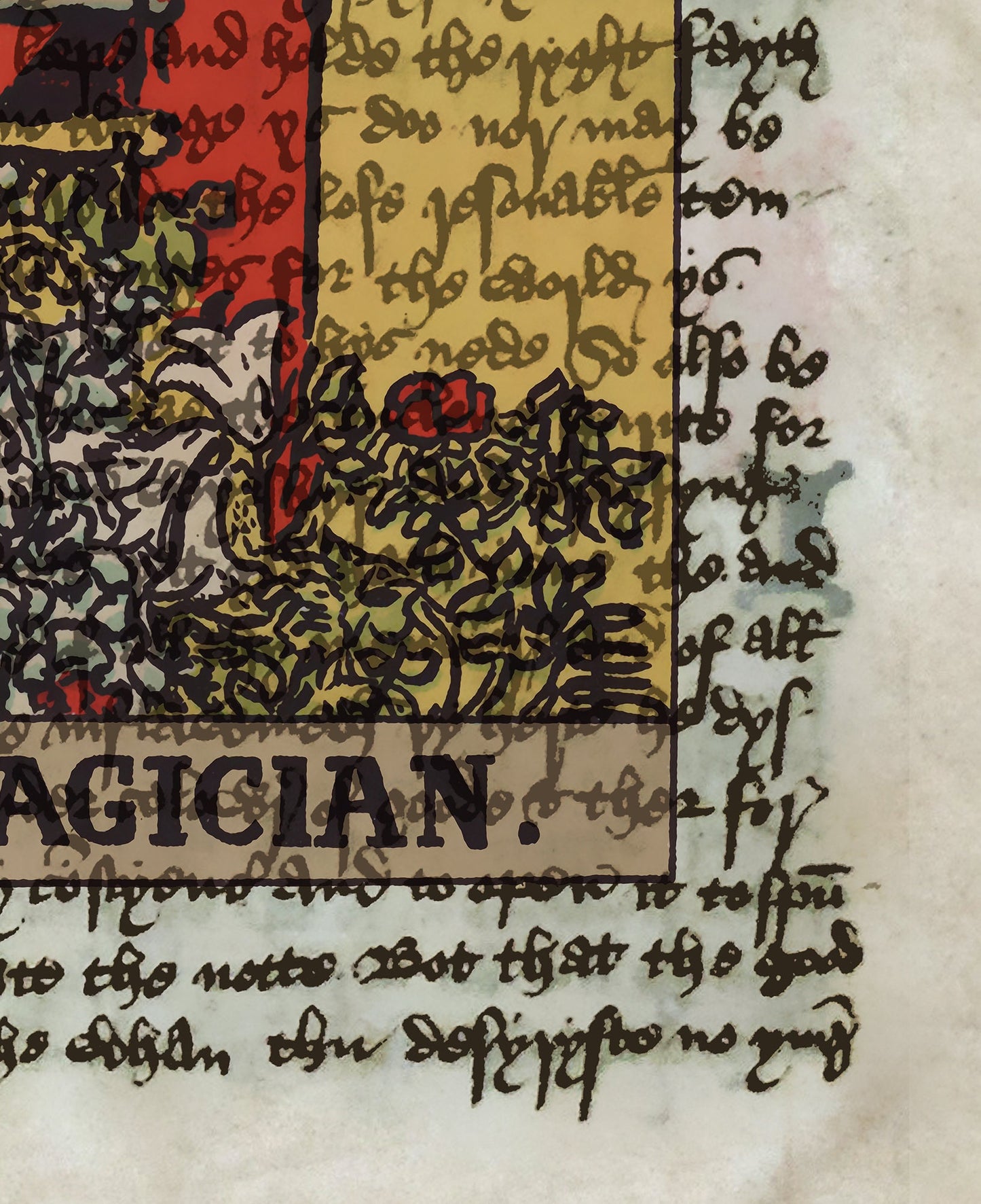 The Magician - Tarot Card Print - The Magician Poster, Tarot Card Poster, Tarot art, Tarot wall art, Tarot Gift, Major Arcana