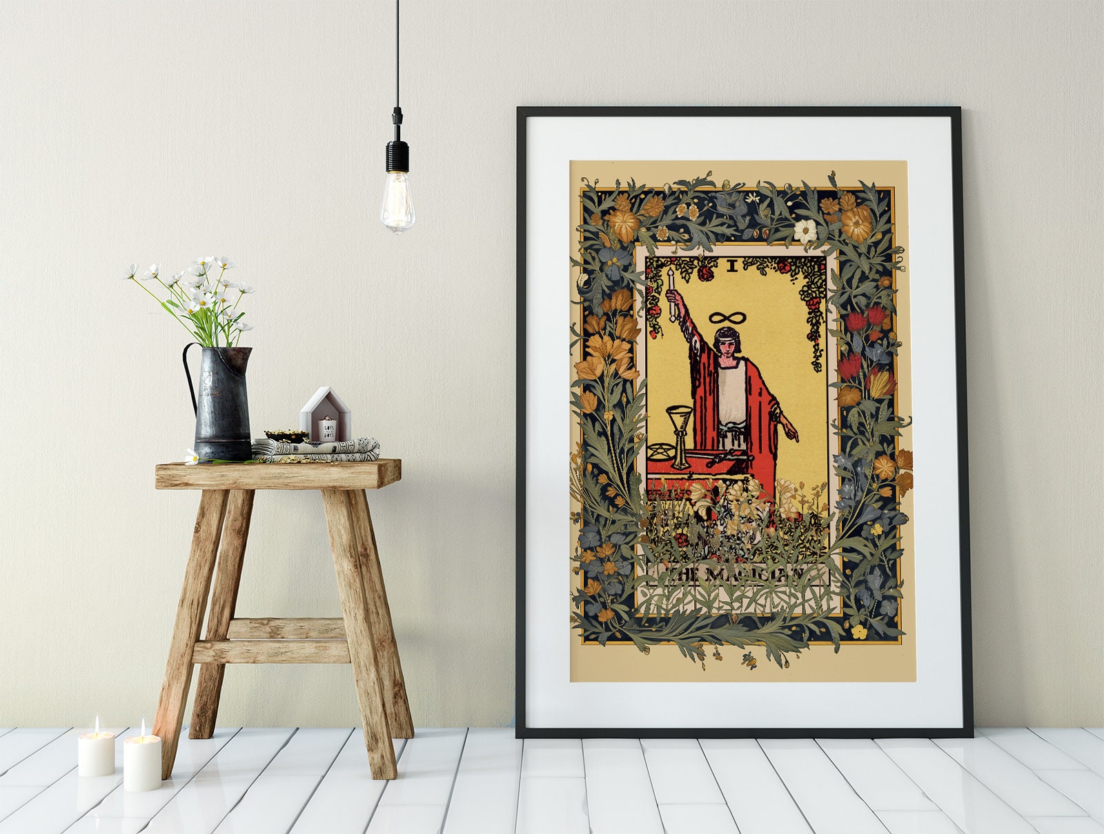 The Magician - Tarot Card Print - The Magician Poster, Tarot Card Poster, Tarot art, Tarot wall art, Tarot Gift, Major Arcana