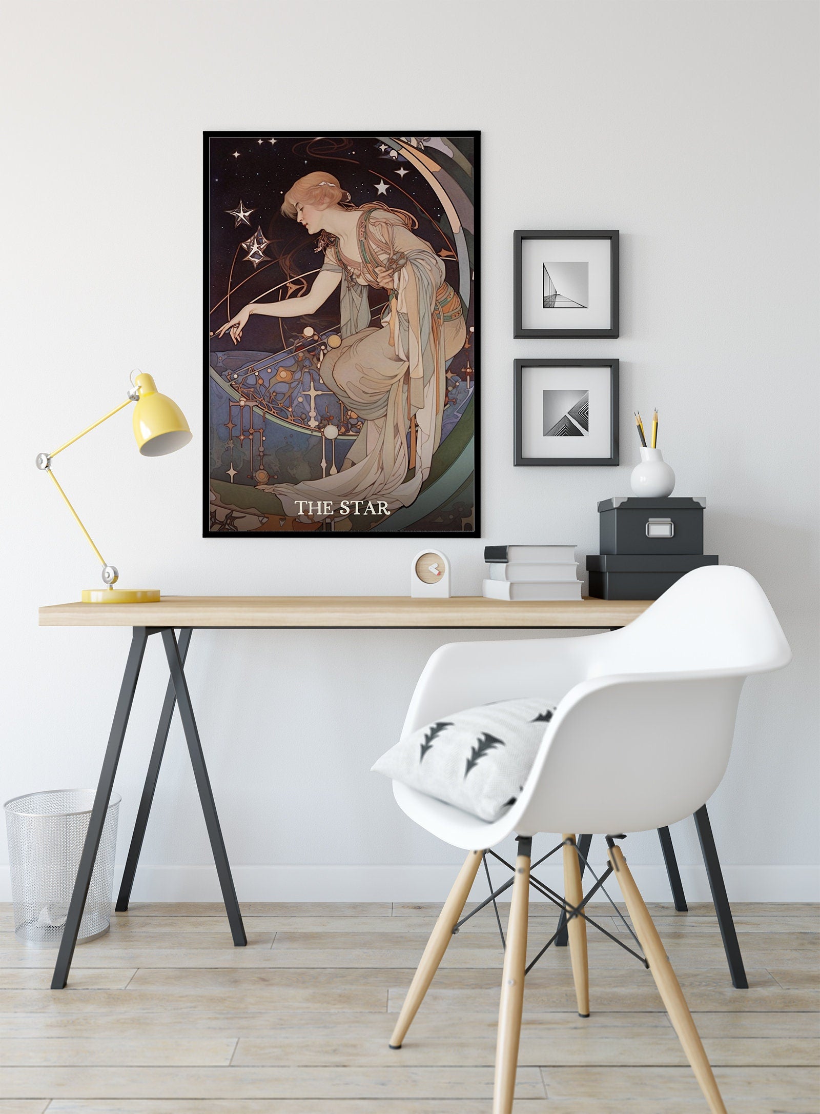 The Star - Tarot Card Print - The Star Poster, No Frame