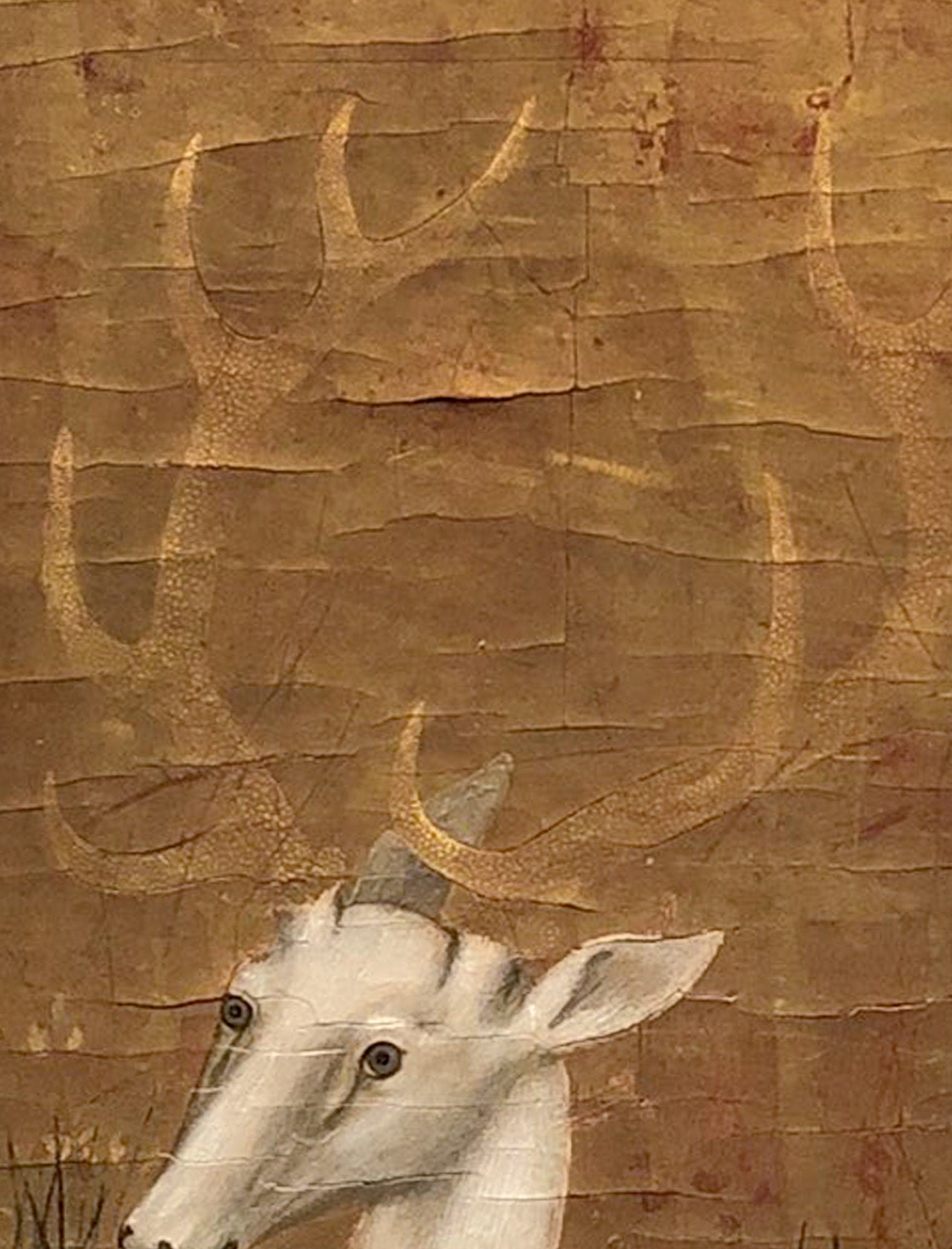 White Hart Stag Medieval Poster By Wilton Diptych (No Frame)