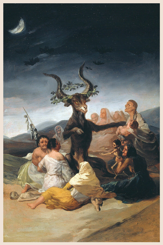 Witches Sabbath Francisco De Goya Y Lucientes Poster No Frame Vintage Unframed Wall Art Print by My Store