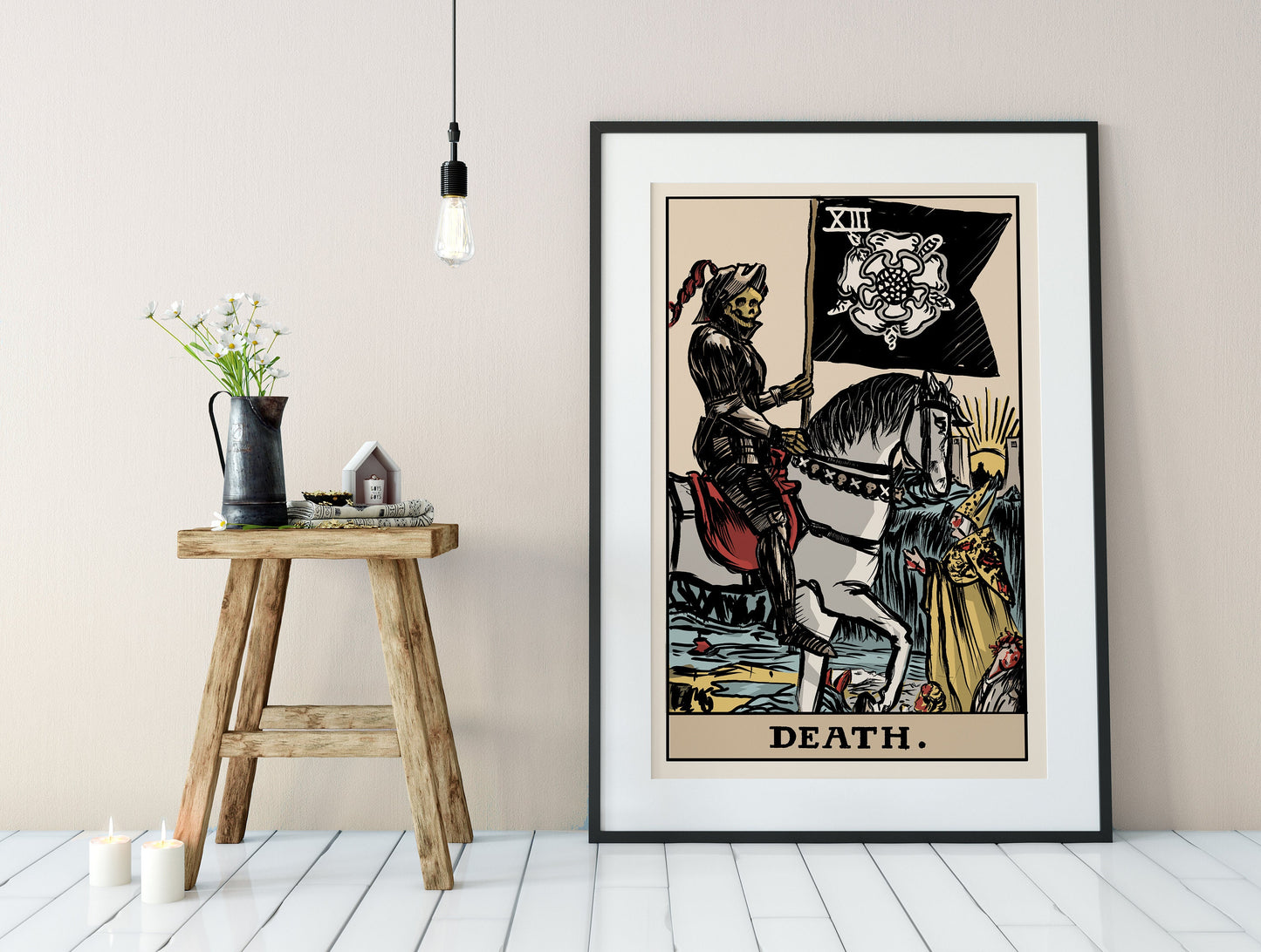 Death - Tarot Card Print - The Death Card Poster By Printagrams, No Frame