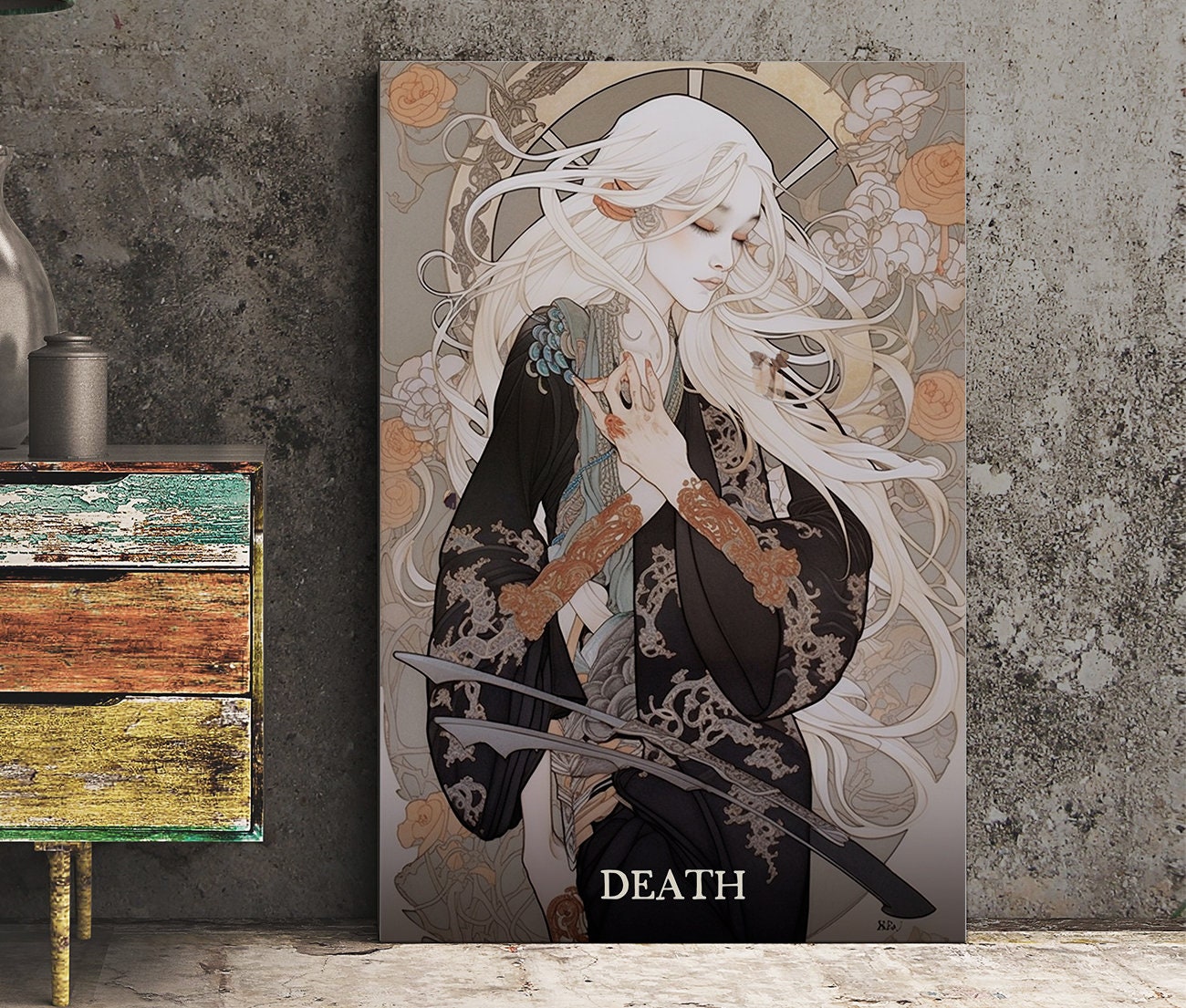 Death - Tarot Card Print - The Death Card Poster, No Frame