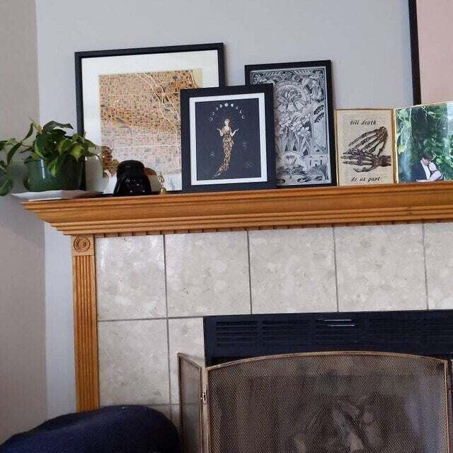 Deco - Art Nouveau Goddess - Poster Bohemian - Goddess Print Large Artwork Mucha