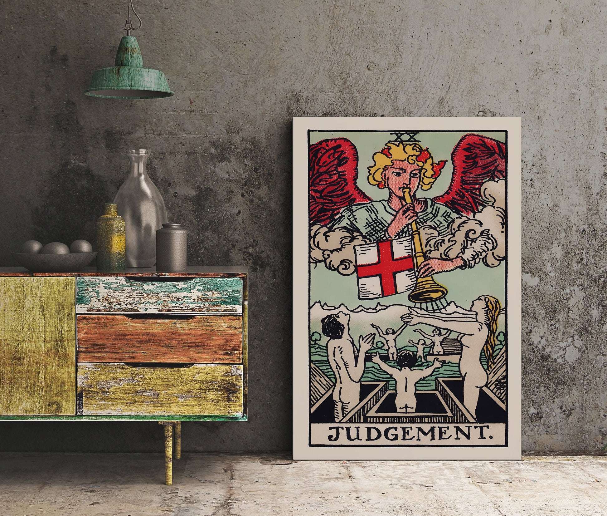 Judgement - Tarot Card Print - Tarot Card The Judgement Card Poster, No Frame