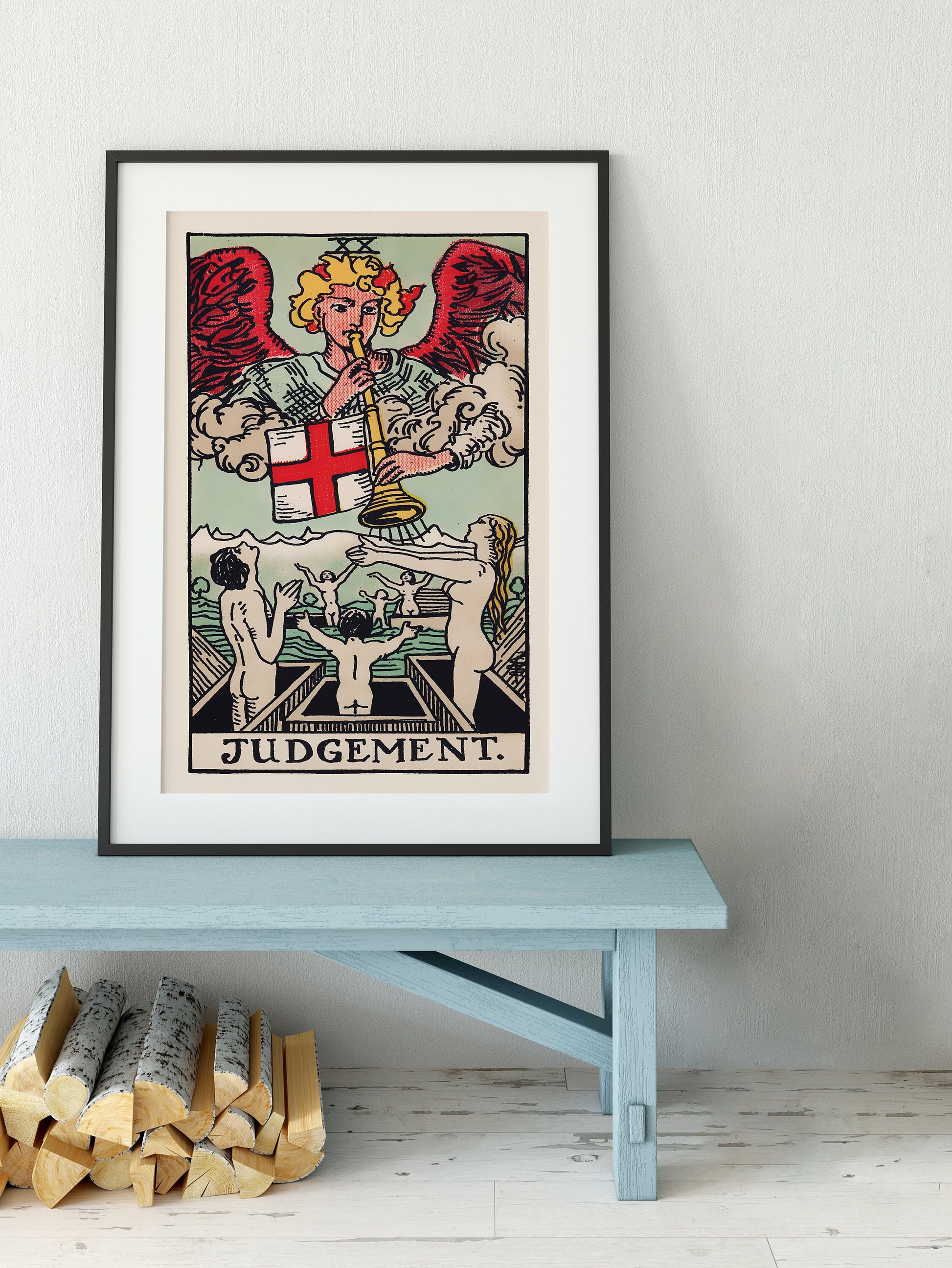 Judgement - Tarot Card Print - Tarot Card The Judgement Card Poster, No Frame