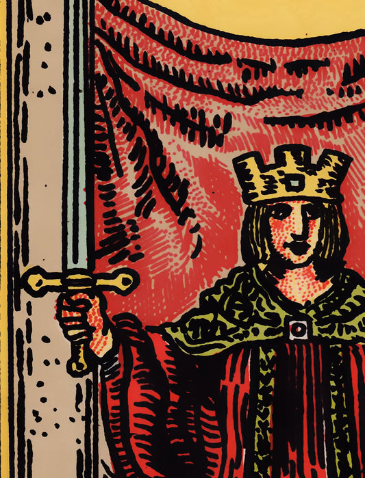 Justice Tarot Card Print Unframed Poster by My Store