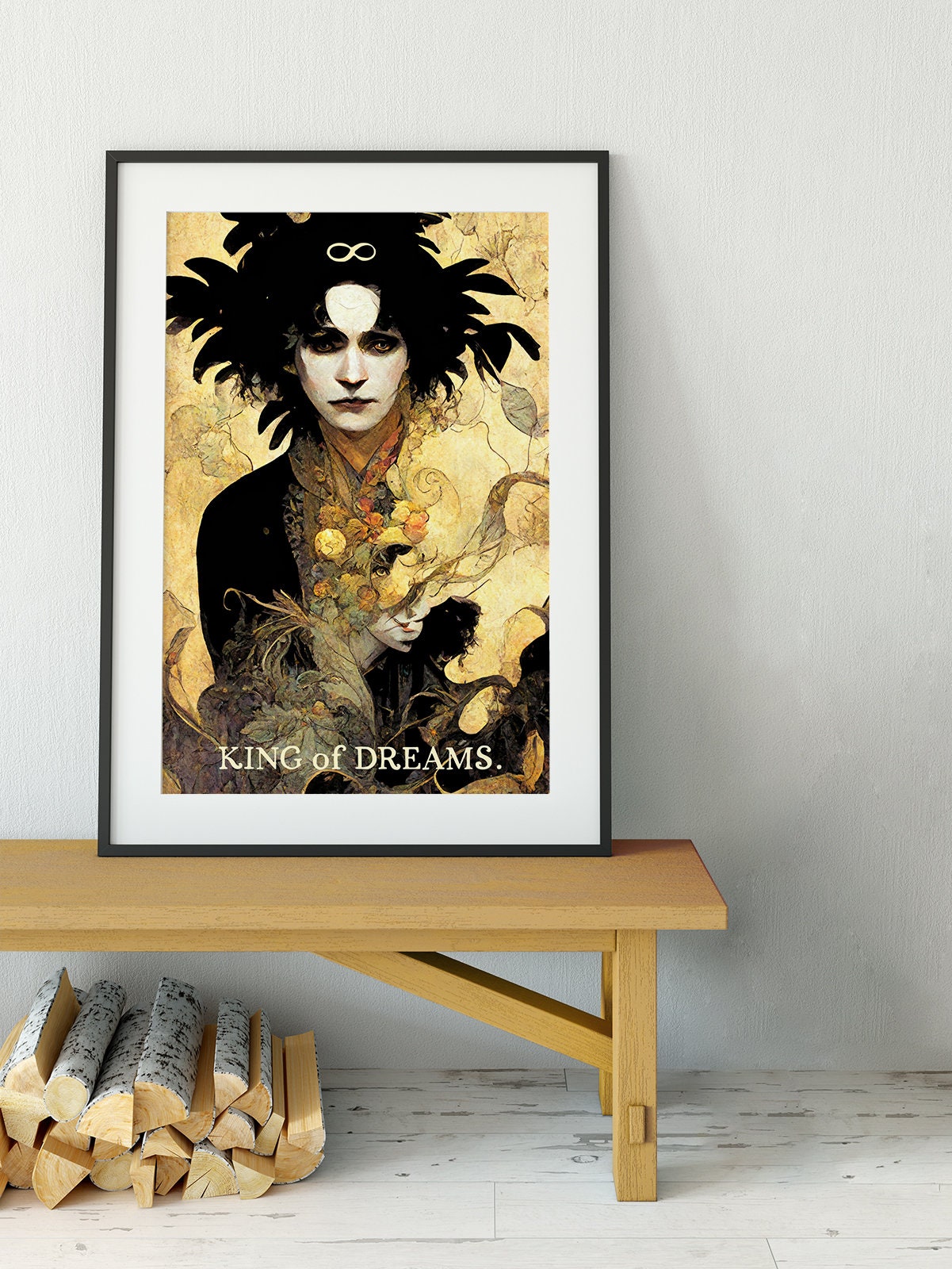 King Of Dreams - Tarot Card Print - The Lord Morpheus Card Poster, No Frame