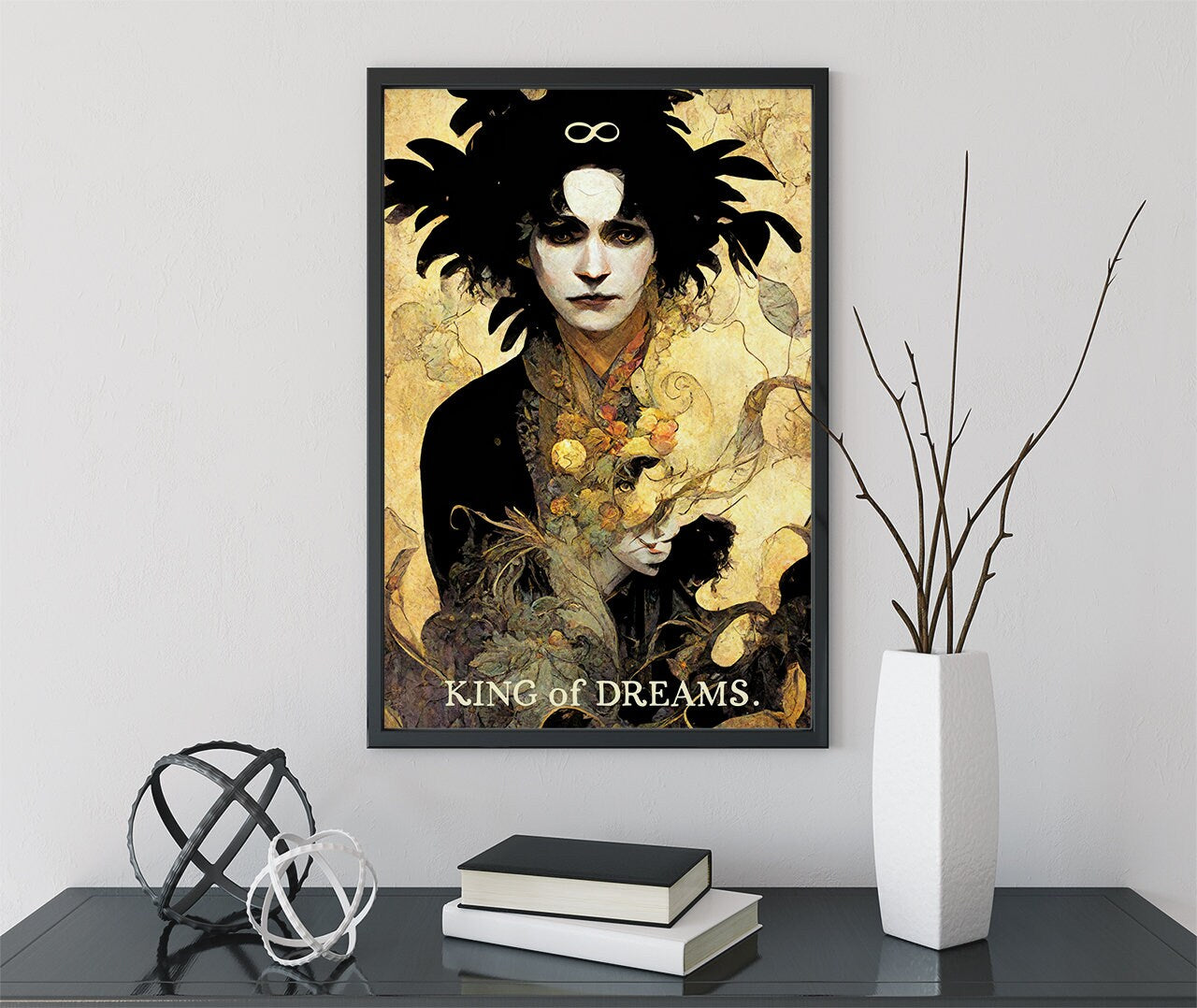 King Of Dreams - Tarot Card Print - The Lord Morpheus Card Poster, No Frame