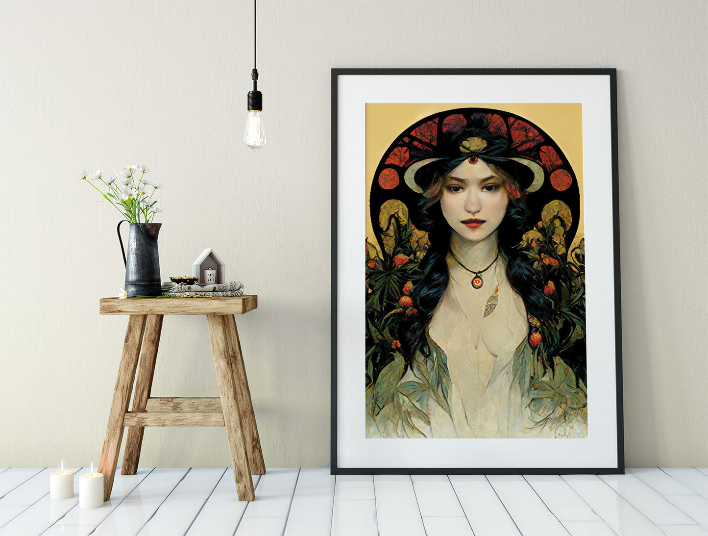 Lilith Occult Goddess Poster, Lilith Print, No Frame